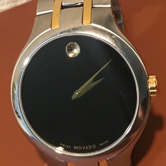 movado men's quartz watch